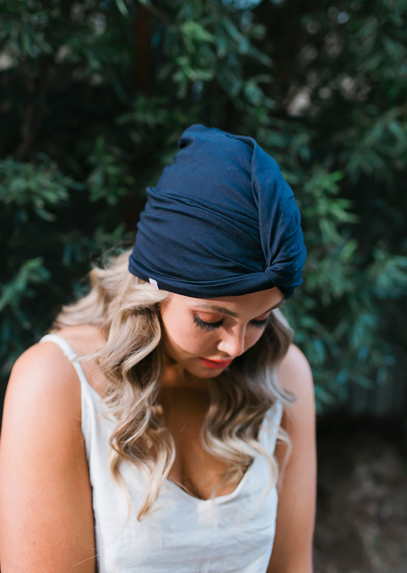 Lucia Hair Wrap-Midnight