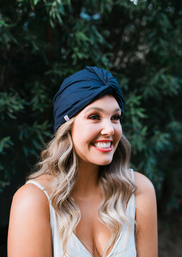 Lucia Hair Wrap-Midnight