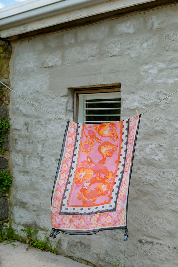 Ilaria floral scarf